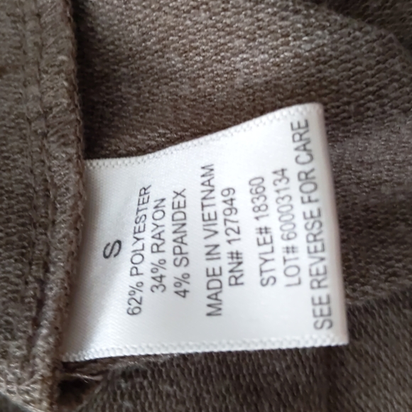 Mind over matter light brown sweatshirt dress size S - Picture 10 of 11